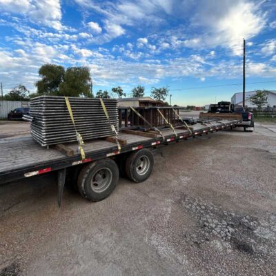 Steel Trucking Logistics heavy equipment transprotation